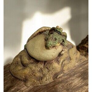 Frumps “Taf” Hatching Dinosaur Sculpture Art Figurine Signed D & D Studios 91